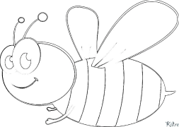 bee Coloring Pages To Print